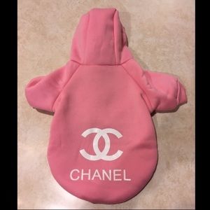 Chanel Logo Dog Hoodie 🐶